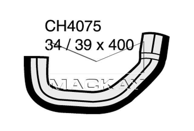 Mackay Top Radiator Hose CH4075