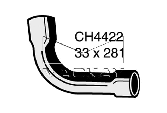 Mackay Bypass Heater Hose CH4422