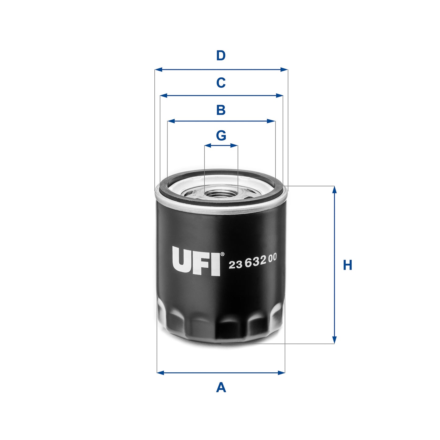 UFI Filters Oil Filter 23.632.00