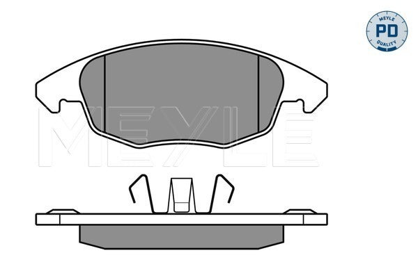 MEYLE Brake Pad Set 025 245 3818/PD