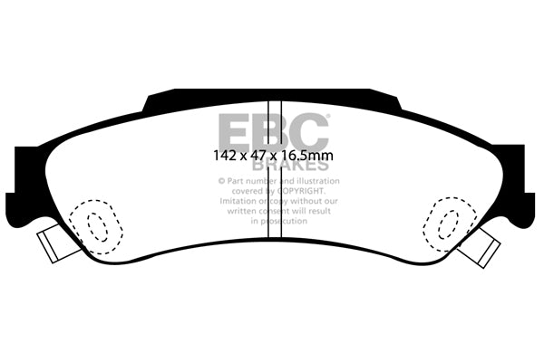 EBC Brake Pad Set DP61602