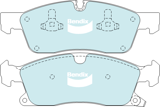 Bendix Ultimate 4WD Brake Pad Set DB2216 ULT4WD
