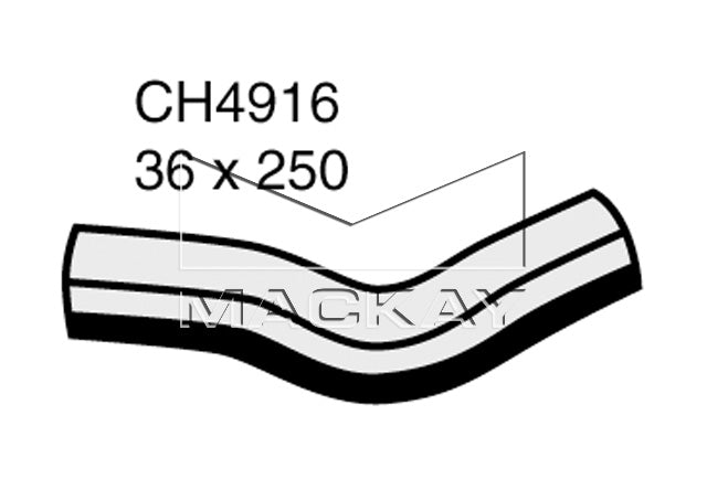 Mackay Top Radiator Hose CH4916