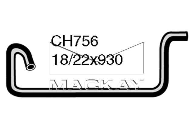 Mackay Heater Hose CH756