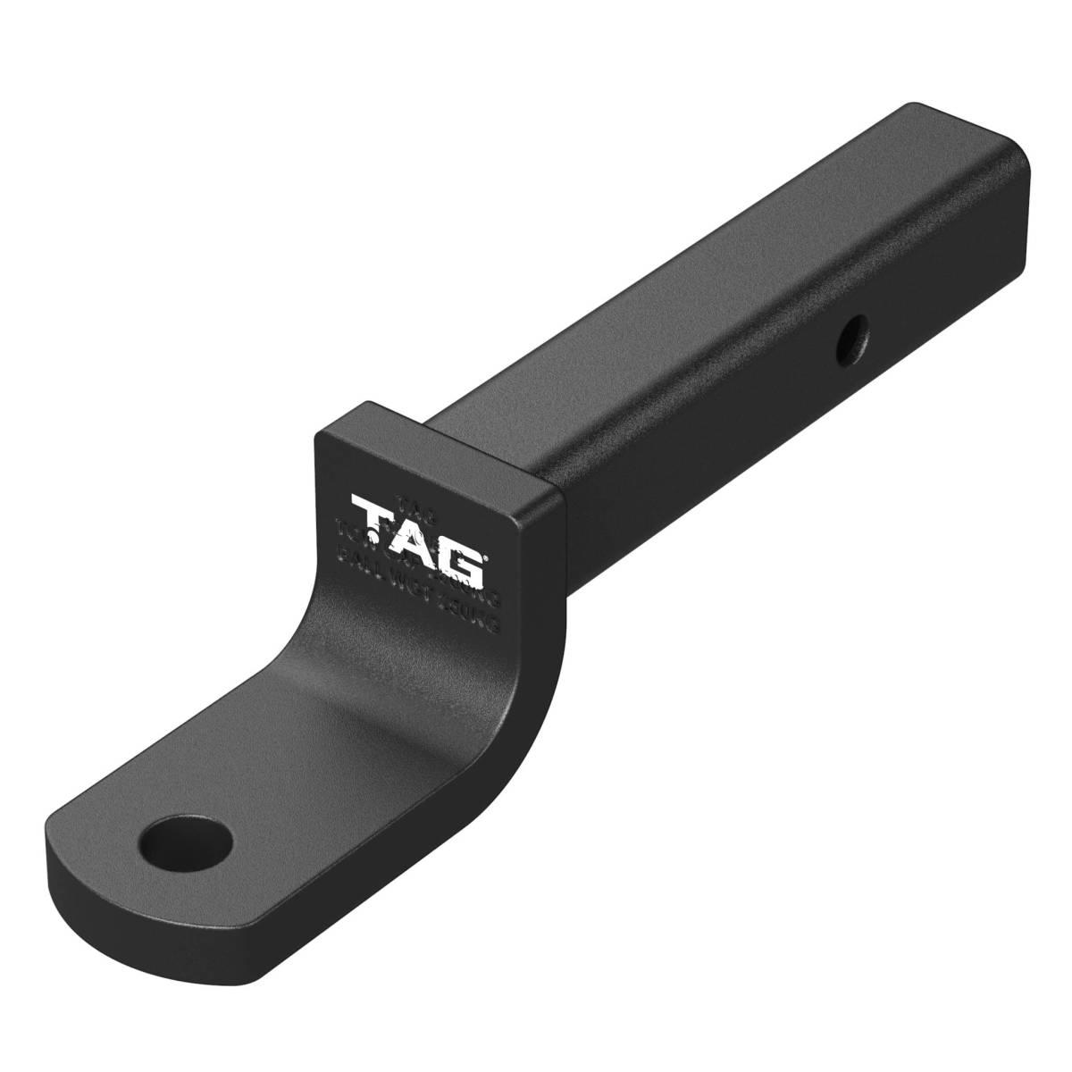 TAG Tow Ball Mount 268mm Long 90 Degree Face 50mm Square Hitch L4240