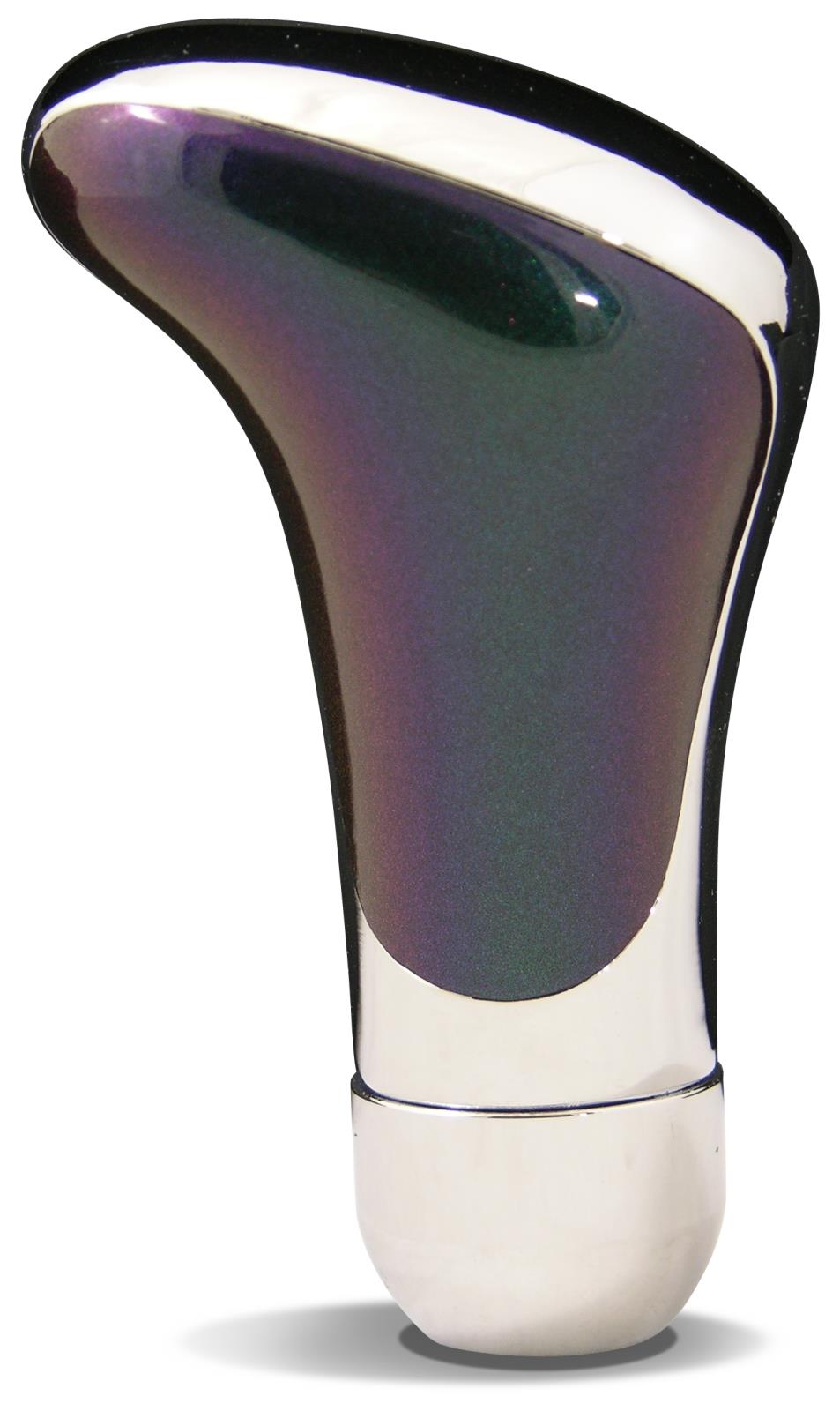 SAAS Shift Knob Harlquin Grn Insrt Chr 20314HG
