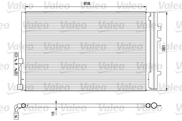 Valeo AC Condensor 814386