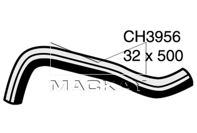 Mackay Top Radiator Hose CH3956