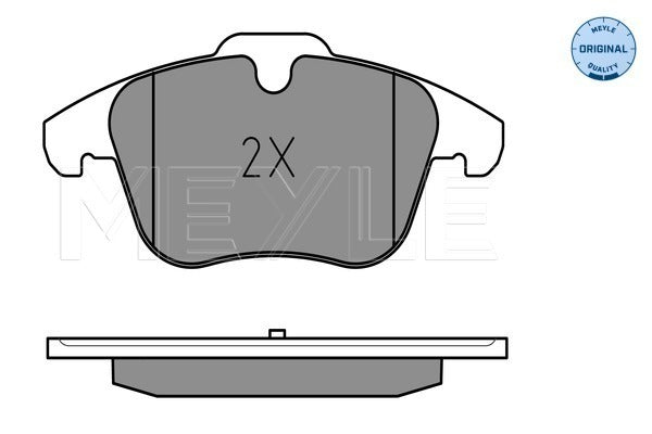MEYLE Brake Pad Set 025 240 8418