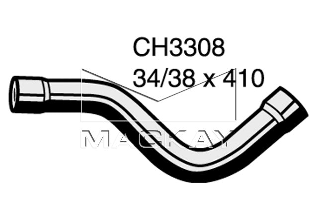 Mackay Bottom Radiator Hose CH3308