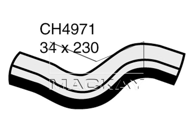 Mackay Top Radiator Hose CH4971