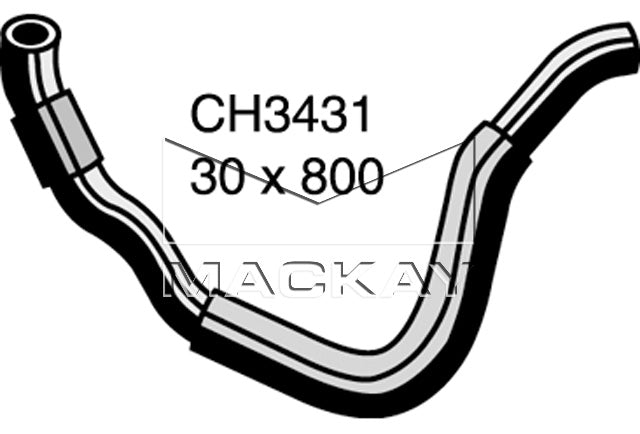 Mackay Bottom Radiator Hose CH3431