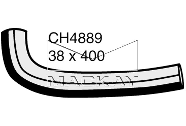 Mackay Top Radiator Hose CH4889