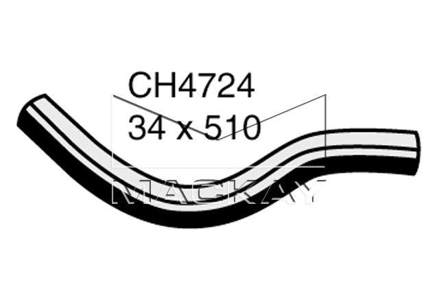 Mackay Top Radiator Hose CH4724
