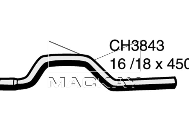 Mackay Heater Hose CH3843