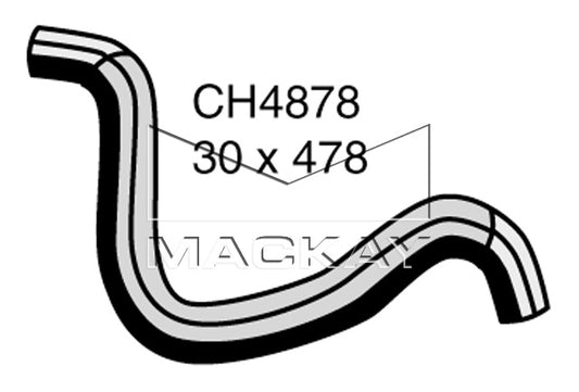 Mackay Top Radiator Hose CH4878