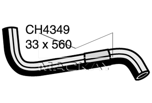 Mackay Bottom Radiator Hose CH4349