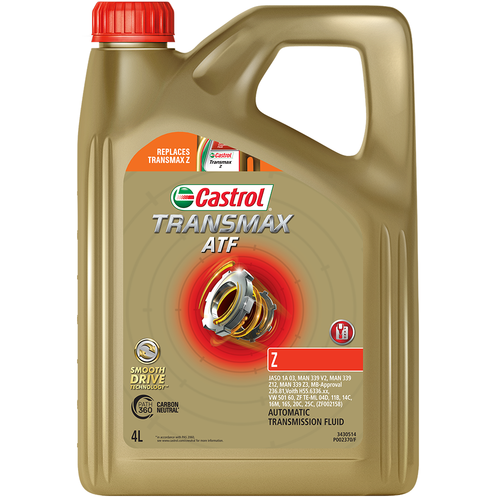 Castrol TRANSMAX ATF Z Transmission Fluid 4L 3430514
