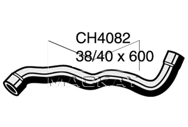 Mackay Top Radiator Hose CH4082