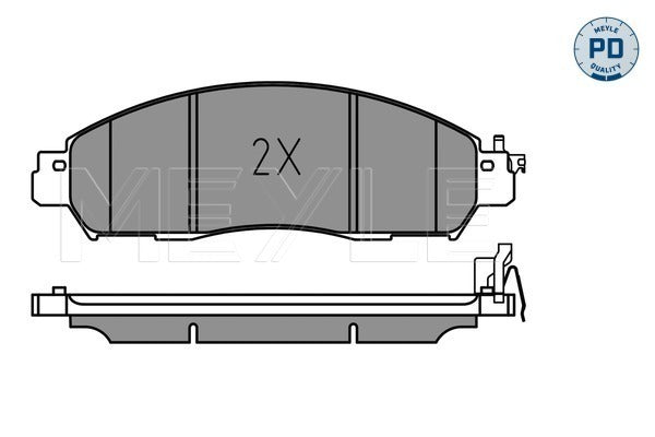 MEYLE Brake Pad Set 025 224 3917/PD