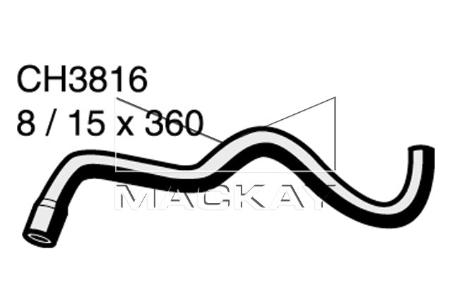 Mackay Bypass Heater Hose CH3816