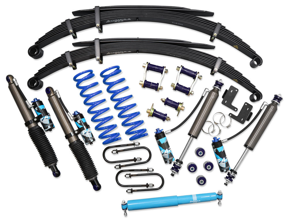 Formula 4x4 2 Inch 50mm Adjustable Formula 4x4 Lift Kit to suit Toyota LandCruiser 76 Series 2007-on