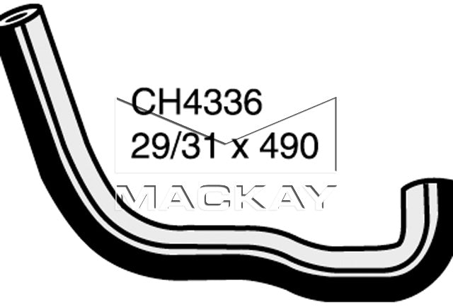 Mackay Top Radiator Hose CH4336
