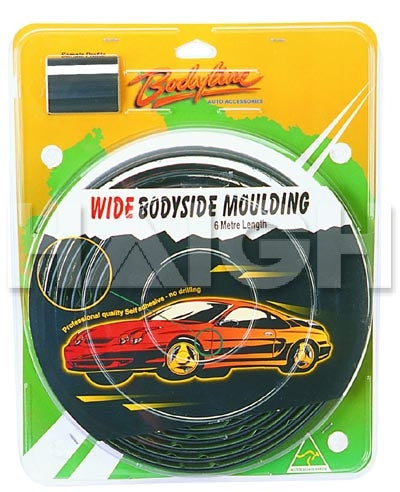 Bodyline Bodymould Bm3 Chrome/Black 6 Metres 50BM36MC