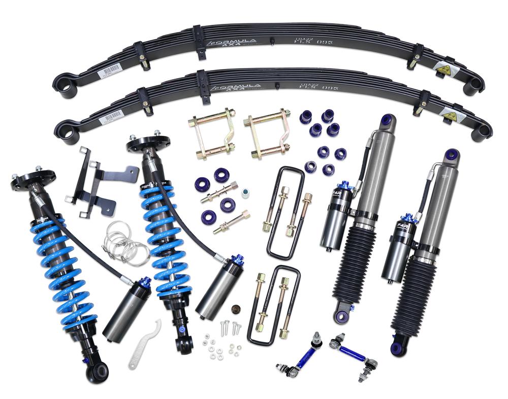 Formula 4x4 2 Inch to 3 Inch Adjustable Formula 4x4 Lift Kit to suit Toyota Hilux GGN, GUN 2015-2025 - excluding 2022-2025 Rogue (wide-body) & GR Sport