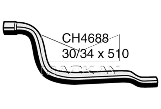 Mackay Top Radiator Hose CH4688
