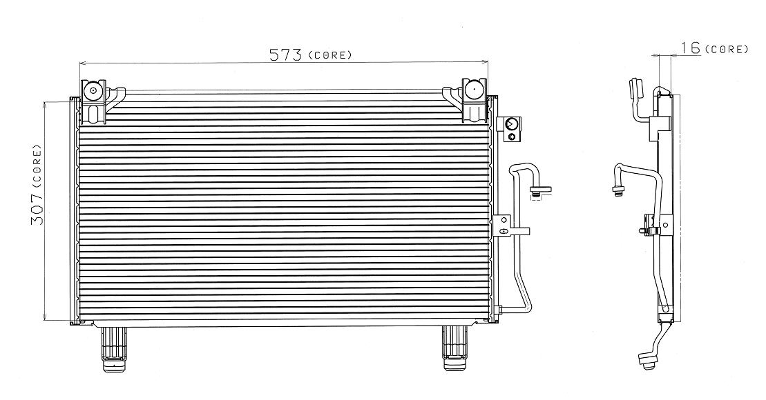 DENSO AC Condenser A477-A380