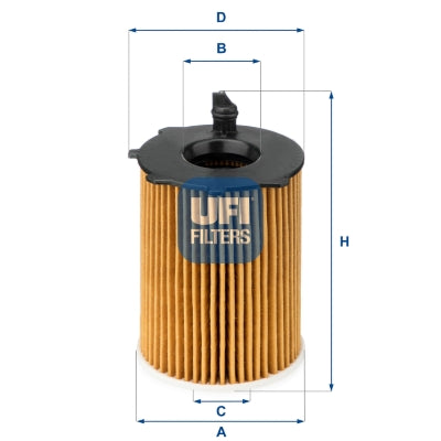 UFI Filters Oil Filter 25.037.00