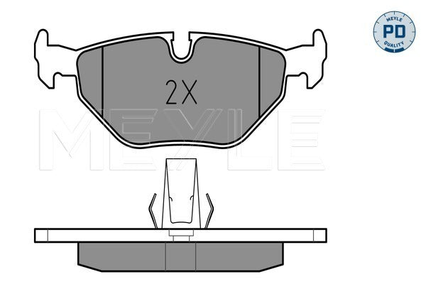 MEYLE Brake Pad Set 025 216 9117/PD