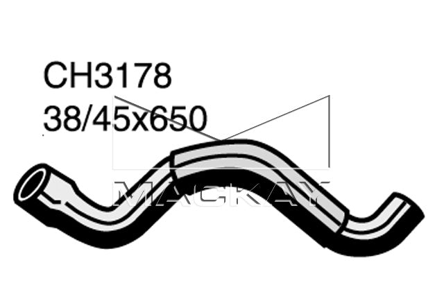 Mackay Bottom Radiator Hose CH3178