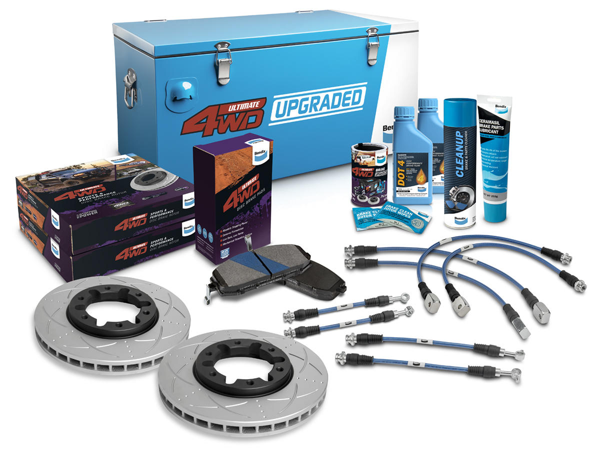 Bendix Ultimate 4x4 Brake Upgrade Kit (Suits 4" Lift) U4WD-BUK63+4