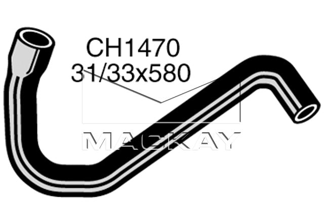 Mackay Bottom Radiator Hose CH1470