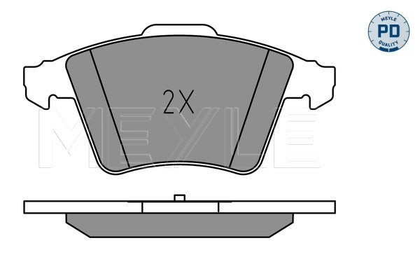 MEYLE Brake Pad Set 025 237 4619/PD