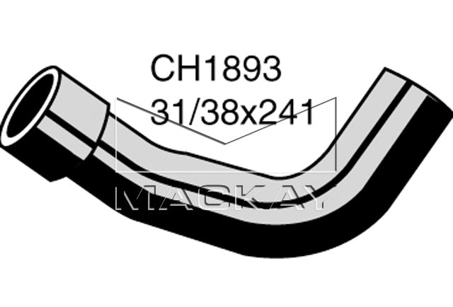 Mackay Bottom Radiator Hose CH1893