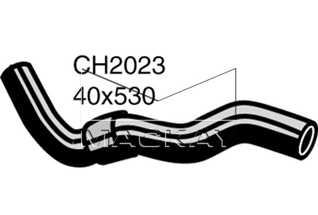 Mackay Bottom Radiator Hose CH2023