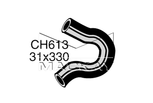 Mackay Top Radiator Hose CH613