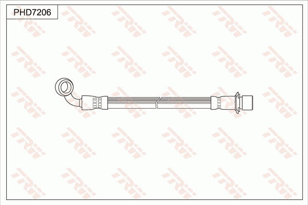TRW Brake Hose PHD7206