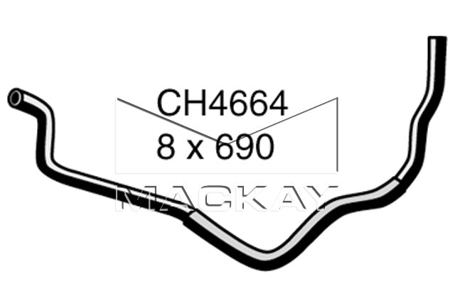 Mackay Bypass Heater Hose CH4664