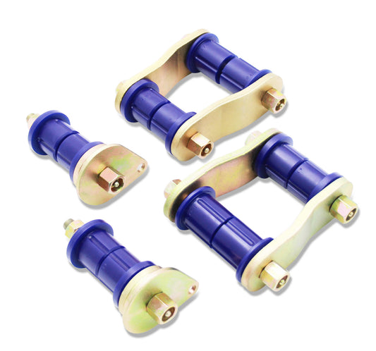 SuperPro Rear Greasable Shackle And Bush Kit Fits Toyota KIT156SK
