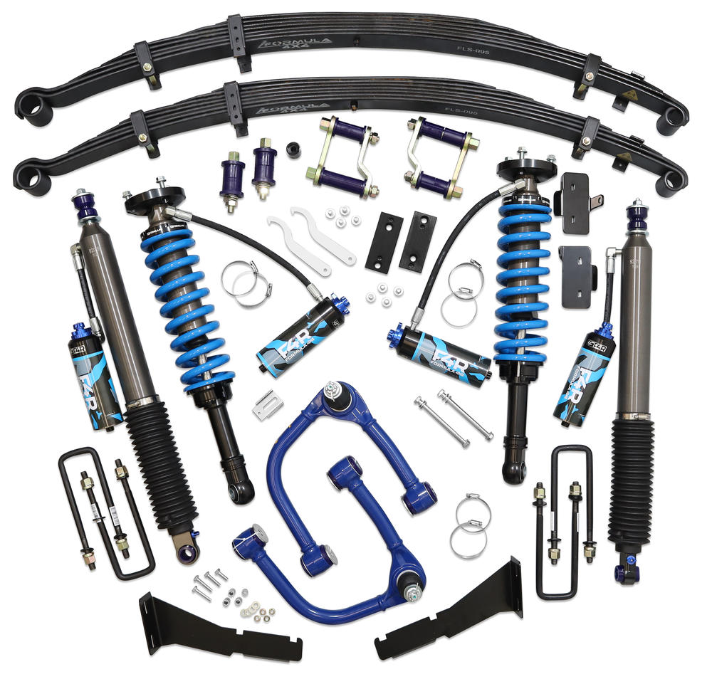 Formula 4x4 2 Inch to 3 Inch Adjustable Formula 4x4 Lift Kit to suit Toyota Hilux GGN, GUN Rogue Wide-Body & GR Sport 2022-2025
