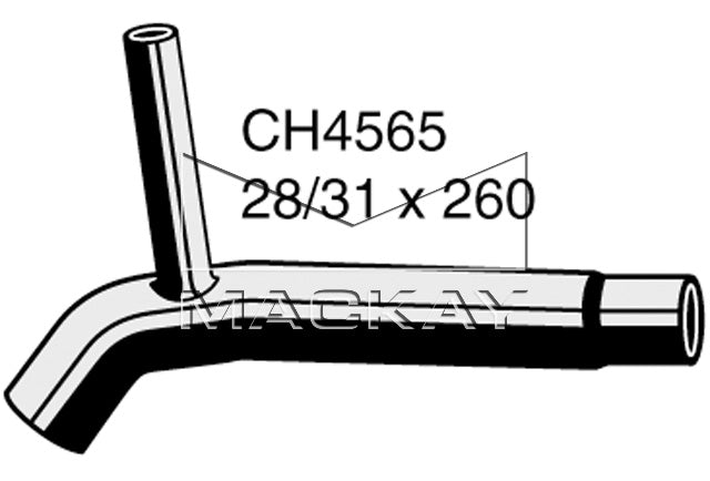 Mackay Bottom Radiator Hose CH4565