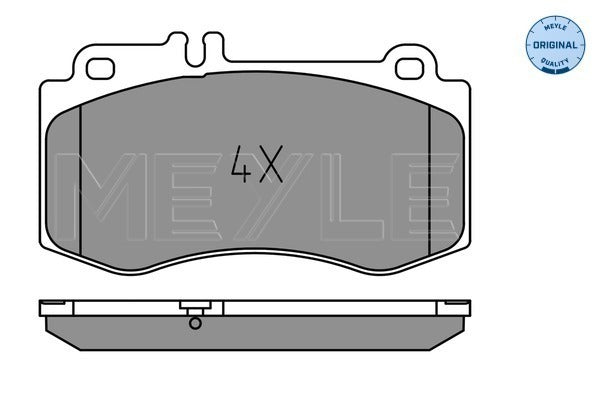 MEYLE Brake Pad Set 025 249 7618