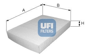 UFI Filters Cabin Air Filter 53.010.00