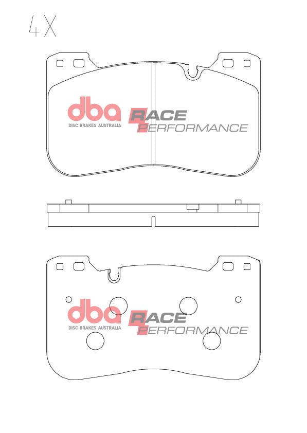 DBA Race Performance Brake Pad Set DB15302RP