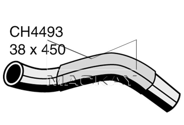 Mackay Bottom Radiator Hose CH4493