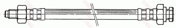 TRW Brake Hose PHD781